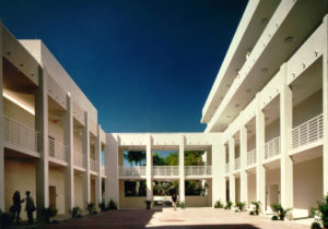 The yard of School of Communication